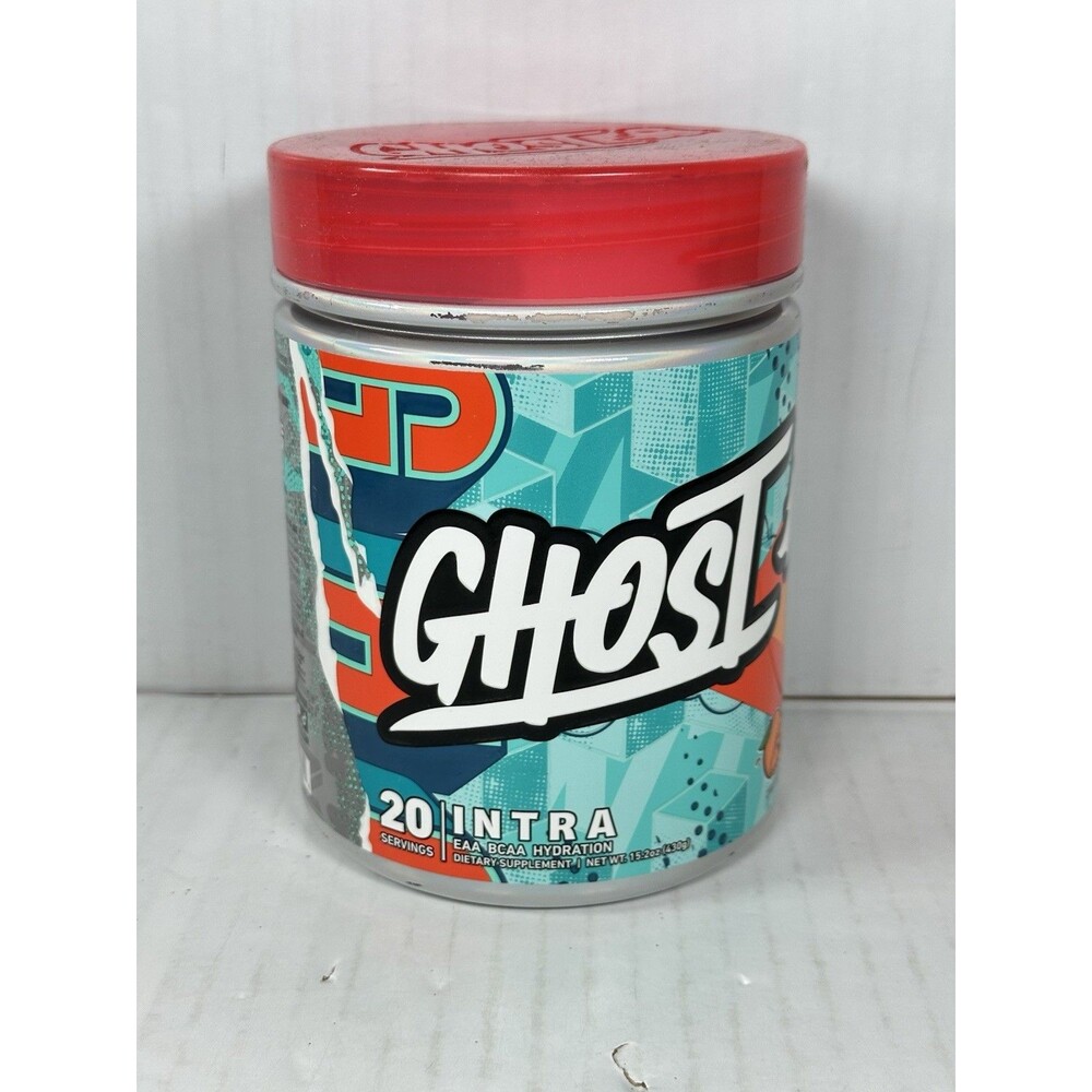 GHOST Intra EAA BCAA Hydration - Orange Squeeze, 14.5 Oz./20 Servings SEALED